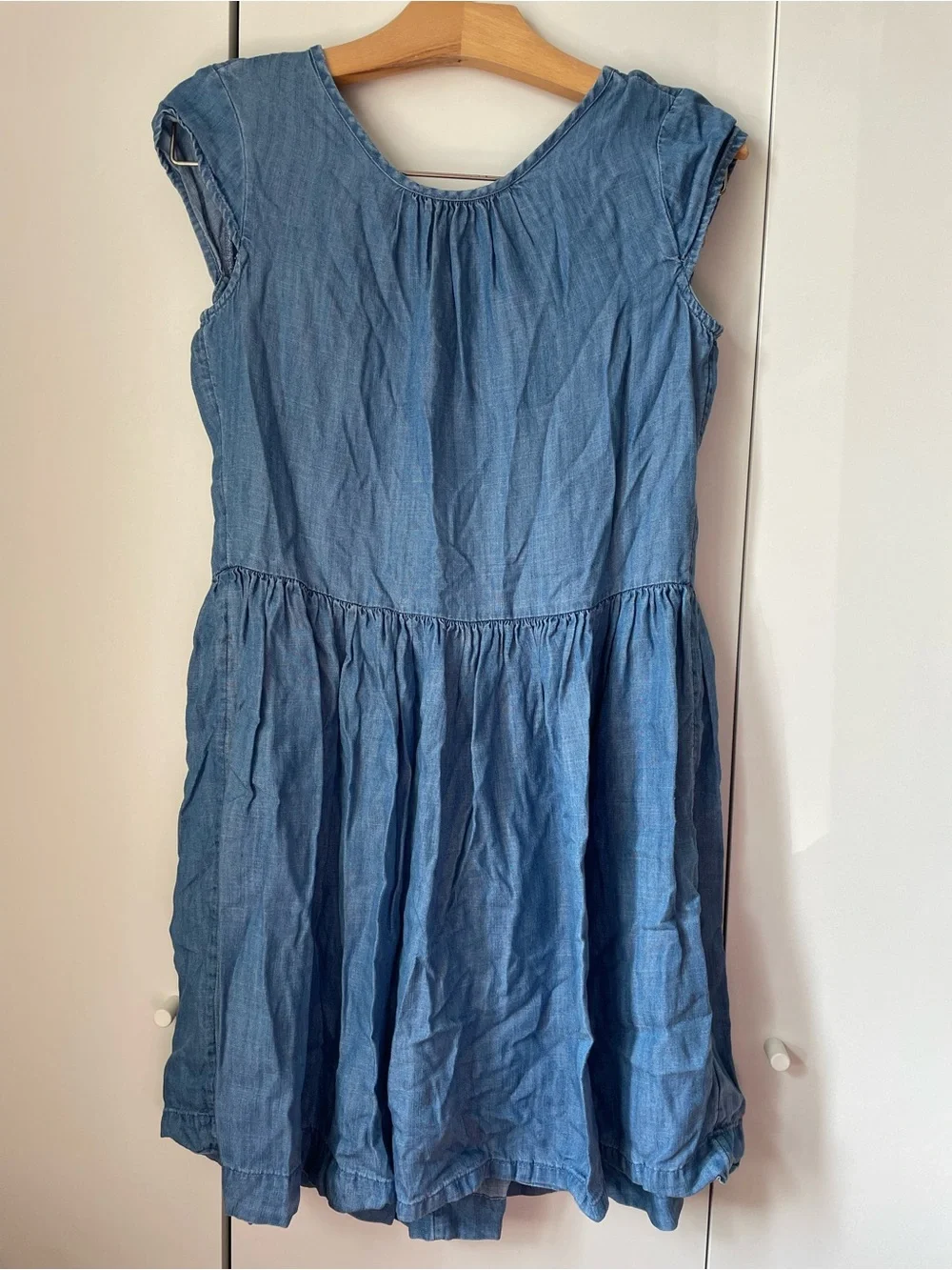 GAP Blue Denim-Style Cotton Dress